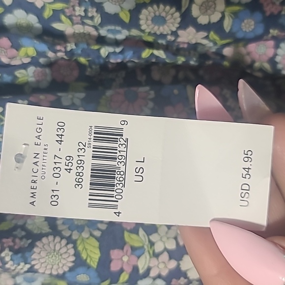 American Eagle Floral Skirt Blue - Picture 7 of 8